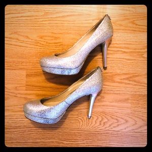 MICHAEL KORS Georgia Degrade Sparkle Platform Pump